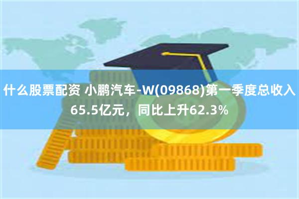 什么股票配资 小鹏汽车-W(09868)第一季度总收入65.5亿元，同比上升62.3%