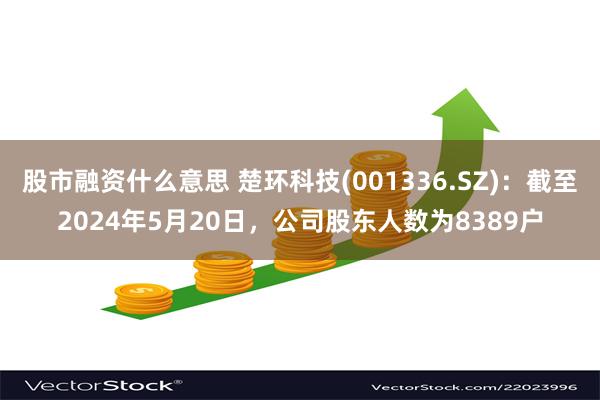 股市融资什么意思 楚环科技(001336.SZ)：截至2024年5月20日，公司股东人数为8389户