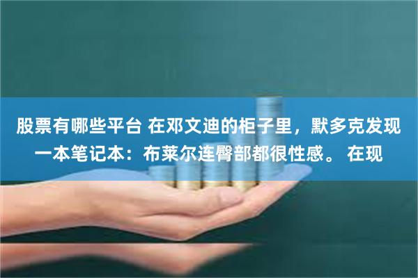 股票有哪些平台 在邓文迪的柜子里，默多克发现一本笔记本：布莱尔连臀部都很性感。 在现