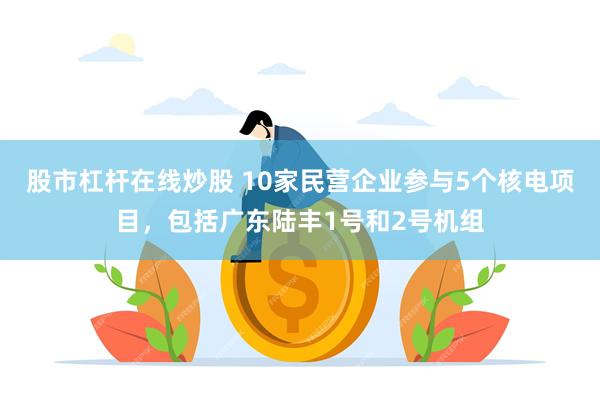 股市杠杆在线炒股 10家民营企业参与5个核电项目，包括广东陆丰1号和2号机组